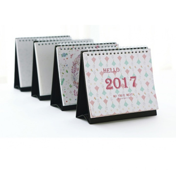 2017 Customzied Art Paper Professional Design Desk Calendrier Impression